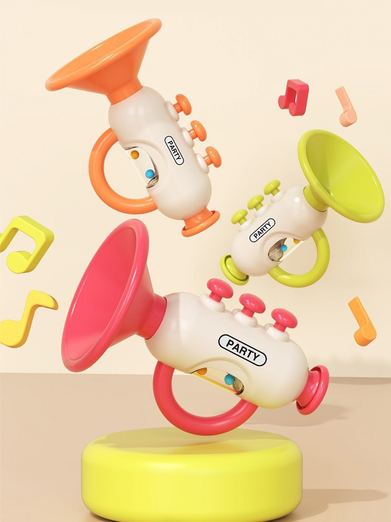 Game Call Whistle - Brinquedo de trompete para crianças, instrumento