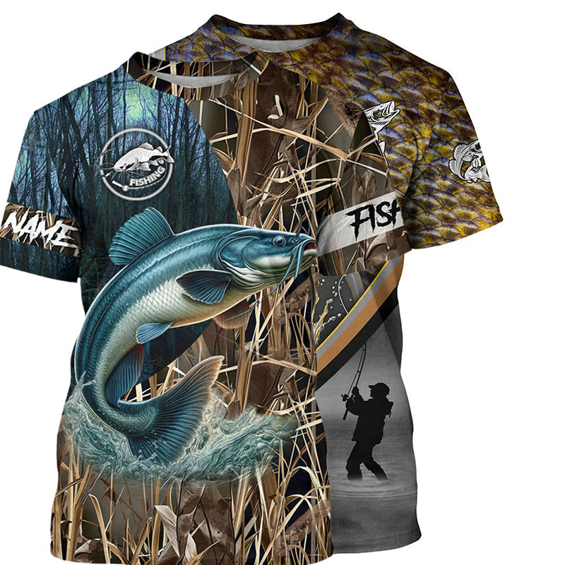 Outdoor Hunting Names - Nova Camiseta de Pesca e Caça
