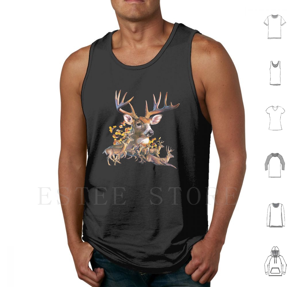 Wildman Hunting & Outdoor Robertson - Colete Regata com Estampa de Cervos,