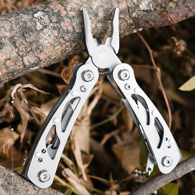 Hunting Knife Outdoor - Canivete Multifuncional Dobrável com Alicate, Ferramenta