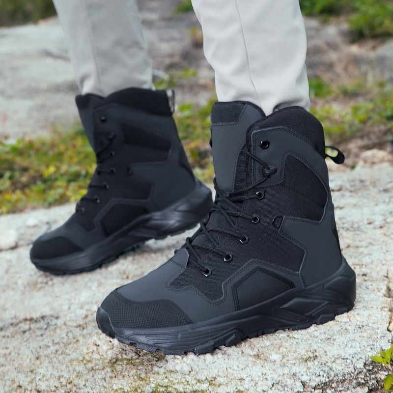Wildman Hunting & Outdoor Robertson - Botas táticas masculinas com cadarço, botas