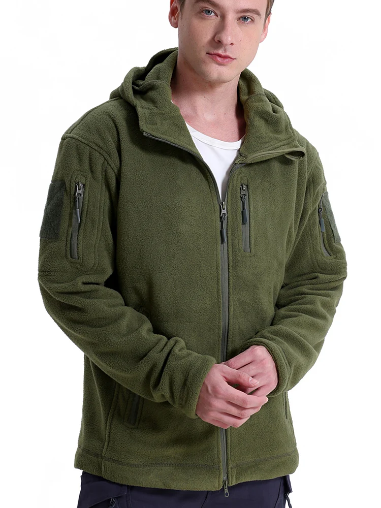 Jaqueta de Fleece Masculina pa - Outdoor Hunting Hoodie avaliação e preço