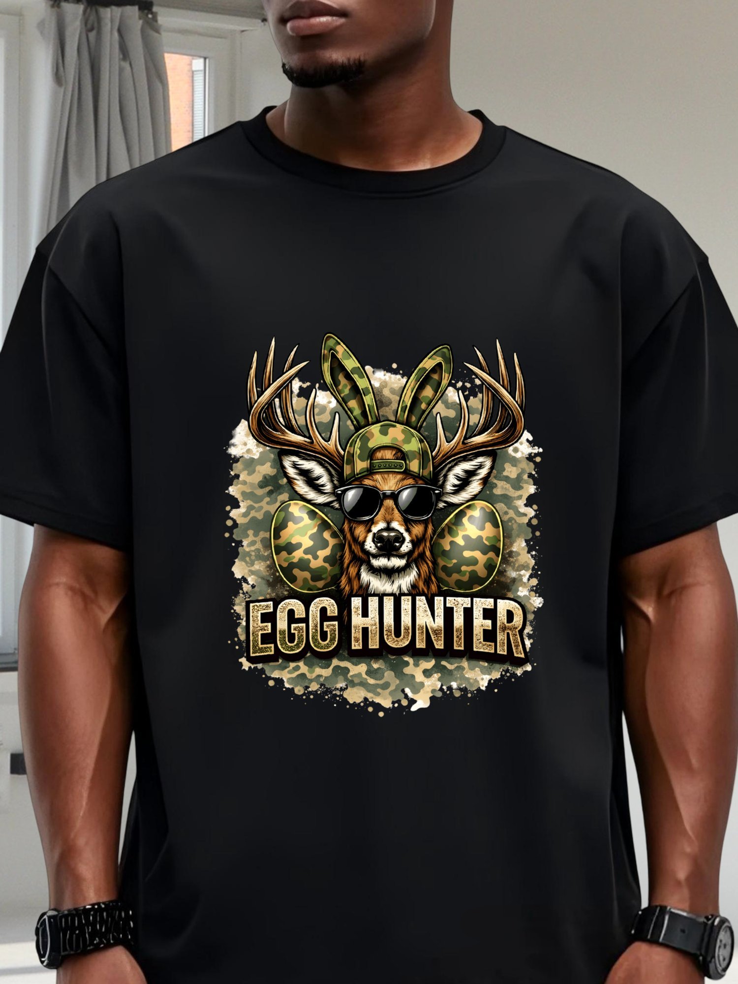 Camiseta Preta Camuflada para  - Wildman Hunting & Outdoor Robertson avaliação e preço