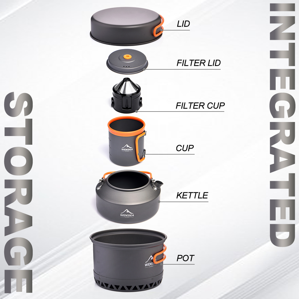 Utensílios de mesa para acampa - Outdoor Hunting Kitchen avaliação e preço