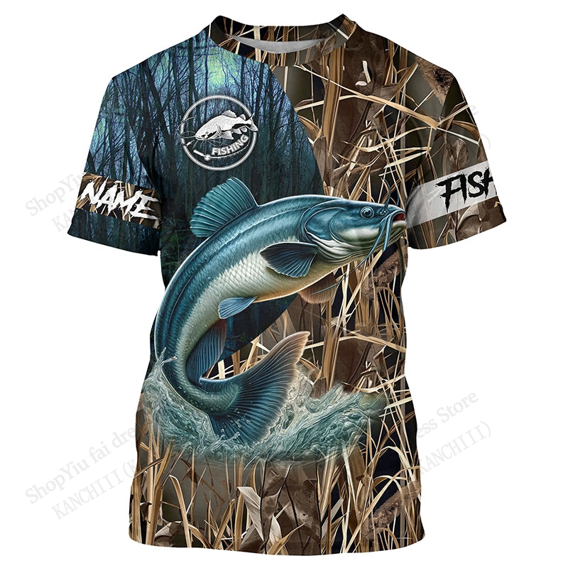 Nova Camiseta de Pesca e Caça  - Outdoor Hunting Names avaliação e preço