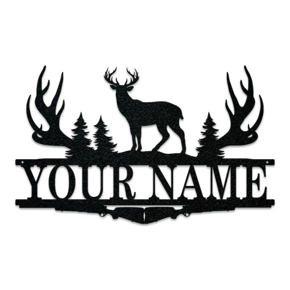 Buck antler split monograma si - Outdoor Hunting Names avaliação e preço