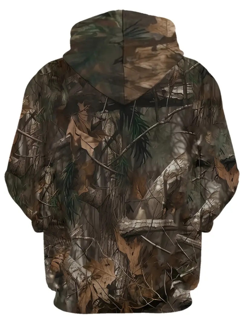 Moletom com Capuz Estampado em - Outdoor Hunting Hoodie avaliação e preço