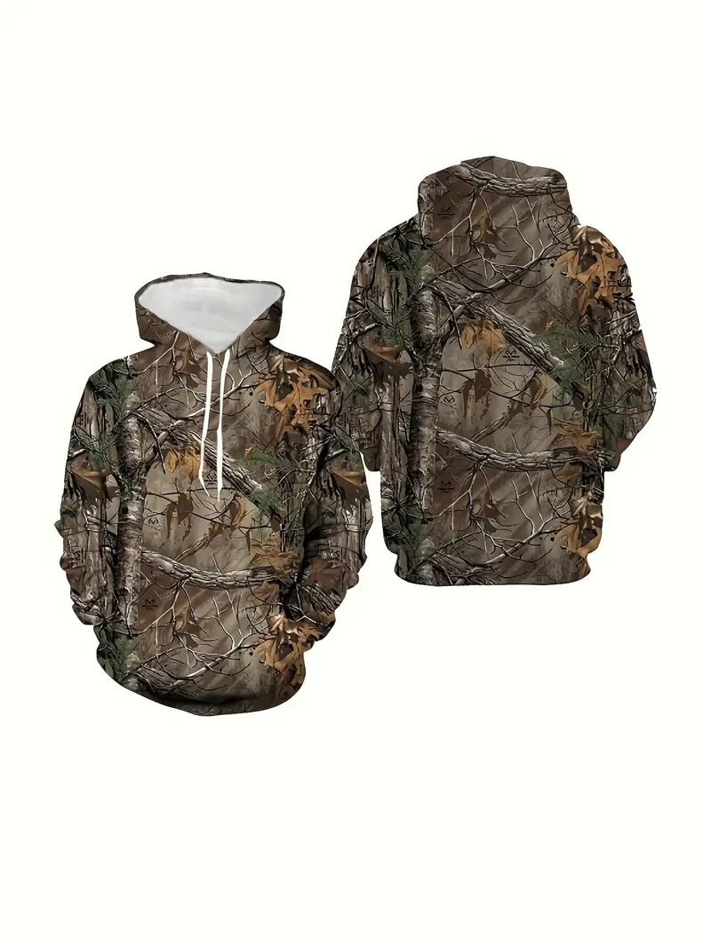 Moletom com Capuz Estampado em - Outdoor Hunting Hoodie avaliação e preço