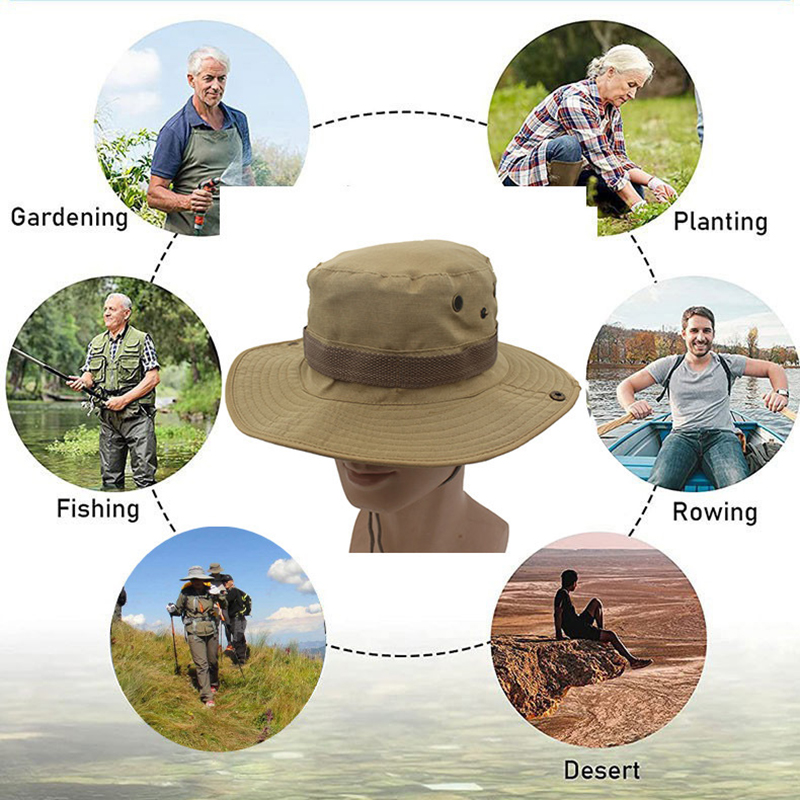 Chapéu de sol masculino e femi - Mens Outdoor Hunting Hats avaliação e preço