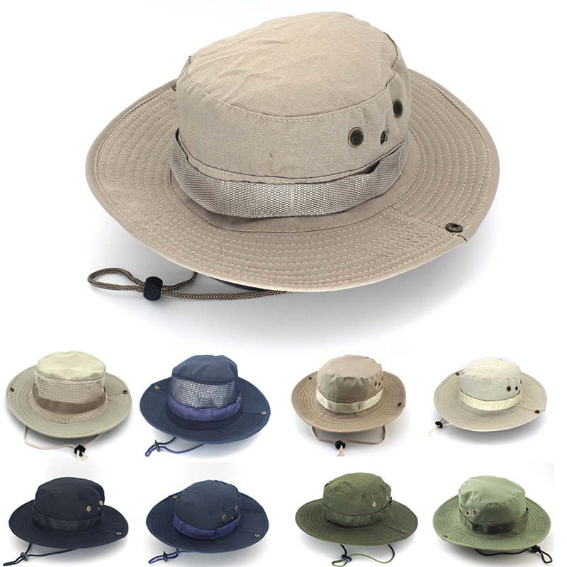 Chapéu de sol masculino e femi - Mens Outdoor Hunting Hats avaliação e preço