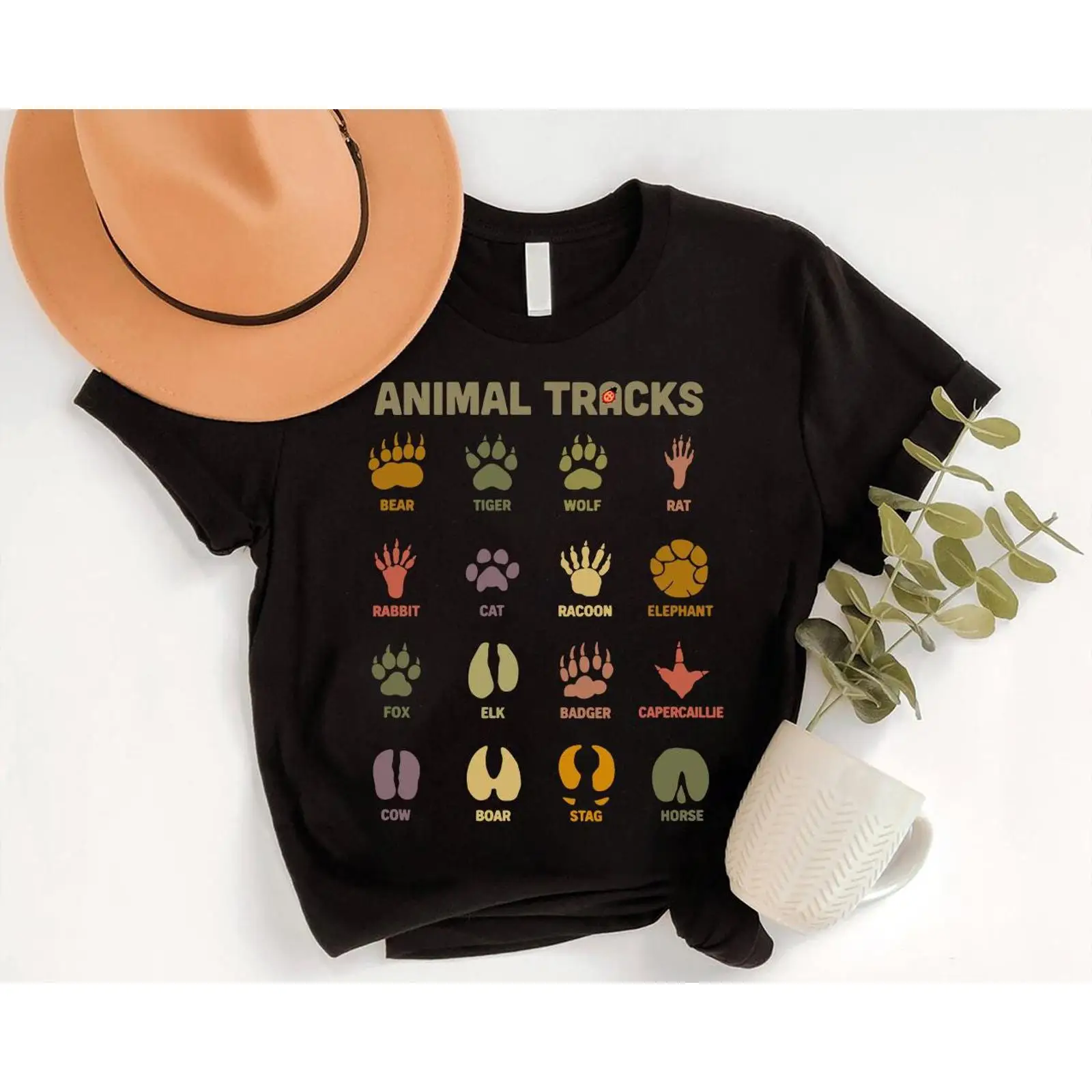 Camiseta Guia de Pegadas de An - Outdoor Hunting Guide avaliação e preço