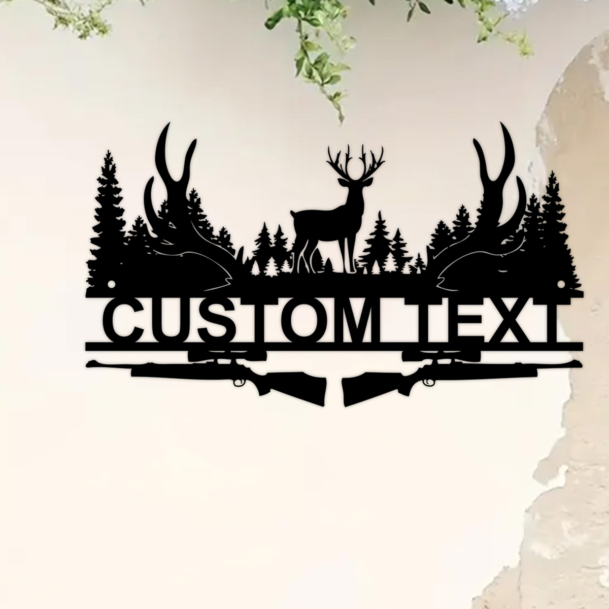 Custom Deer Cabin Metal Sign,  - Outdoor Hunting Names avaliação e preço