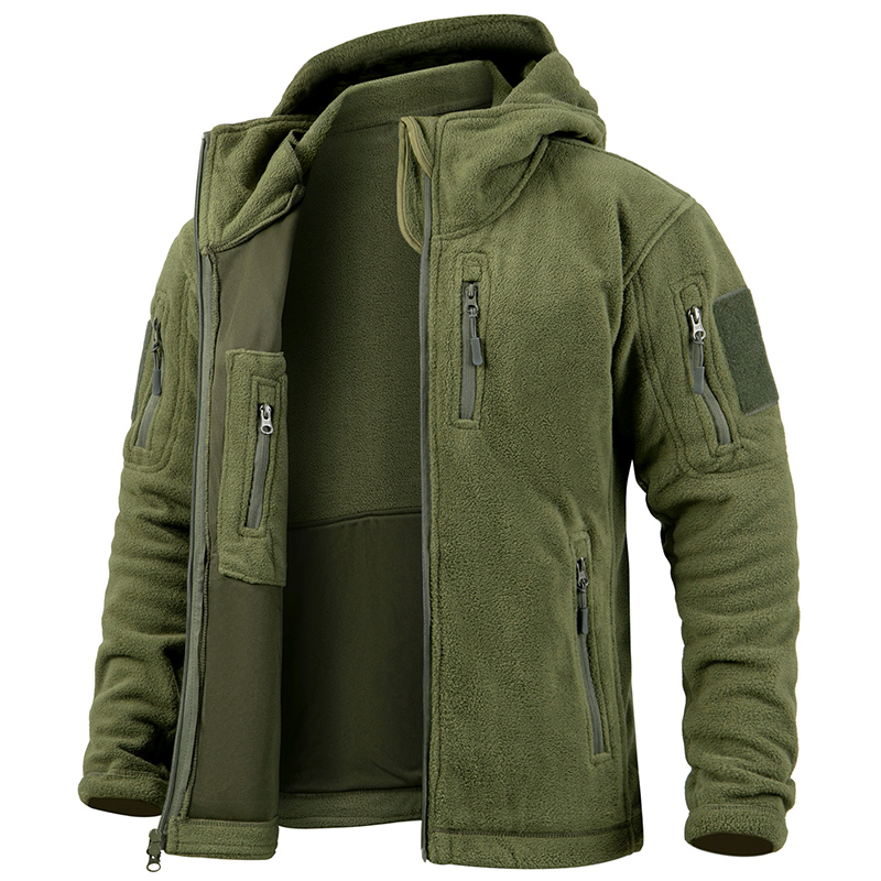 Jaqueta de lã tática masculina - Outdoor Hunting Hoodie avaliação e preço