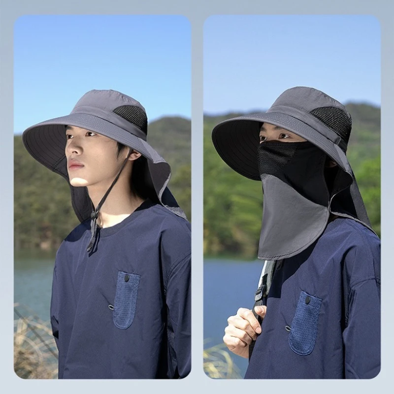 Chapéus de sol de verão com pr - Mens Outdoor Hunting Hats avaliação e preço