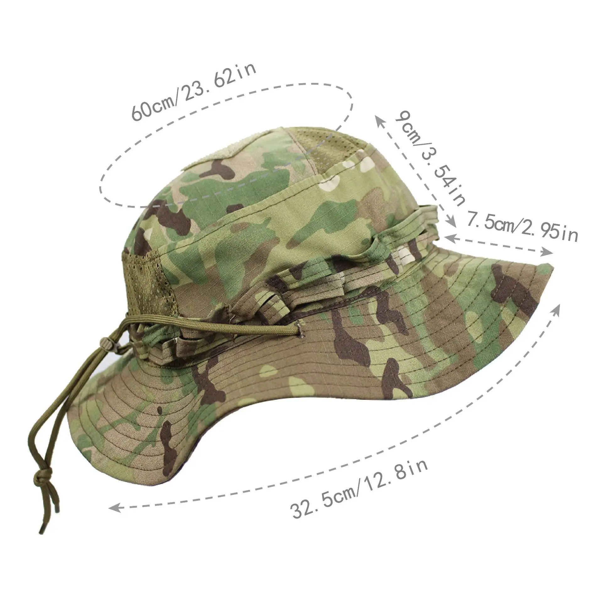 Novo Chapéu Boonie Tático Camu - Mens Outdoor Hunting Hats avaliação e preço
