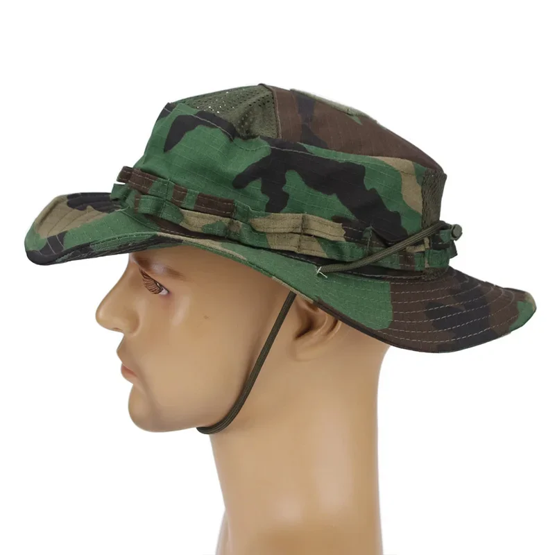Fg atacs camuflagem boonie cha - Mens Outdoor Hunting Hats avaliação e preço