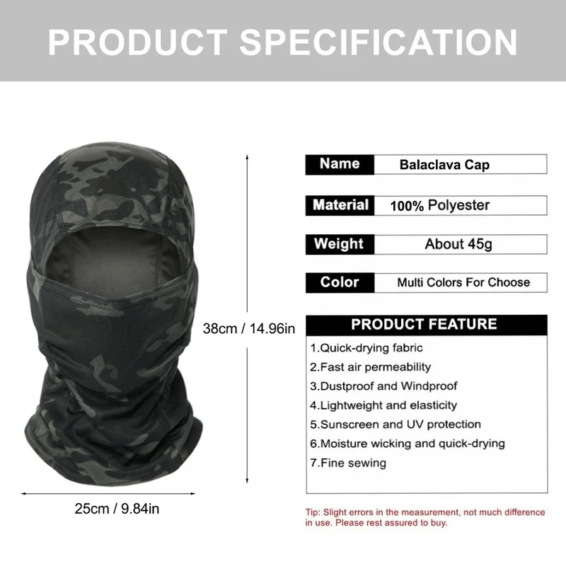 Balaclava Camuflada para Cicli - Mens Outdoor Hunting Hats avaliação e preço