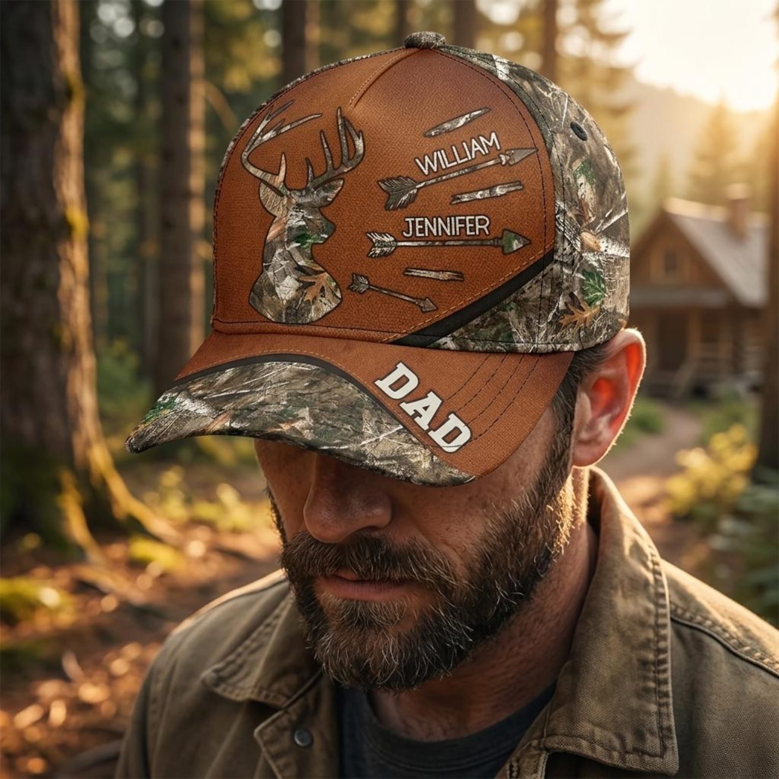 Boné de camuflagem personaliza - Outdoor Hunting Names avaliação e preço
