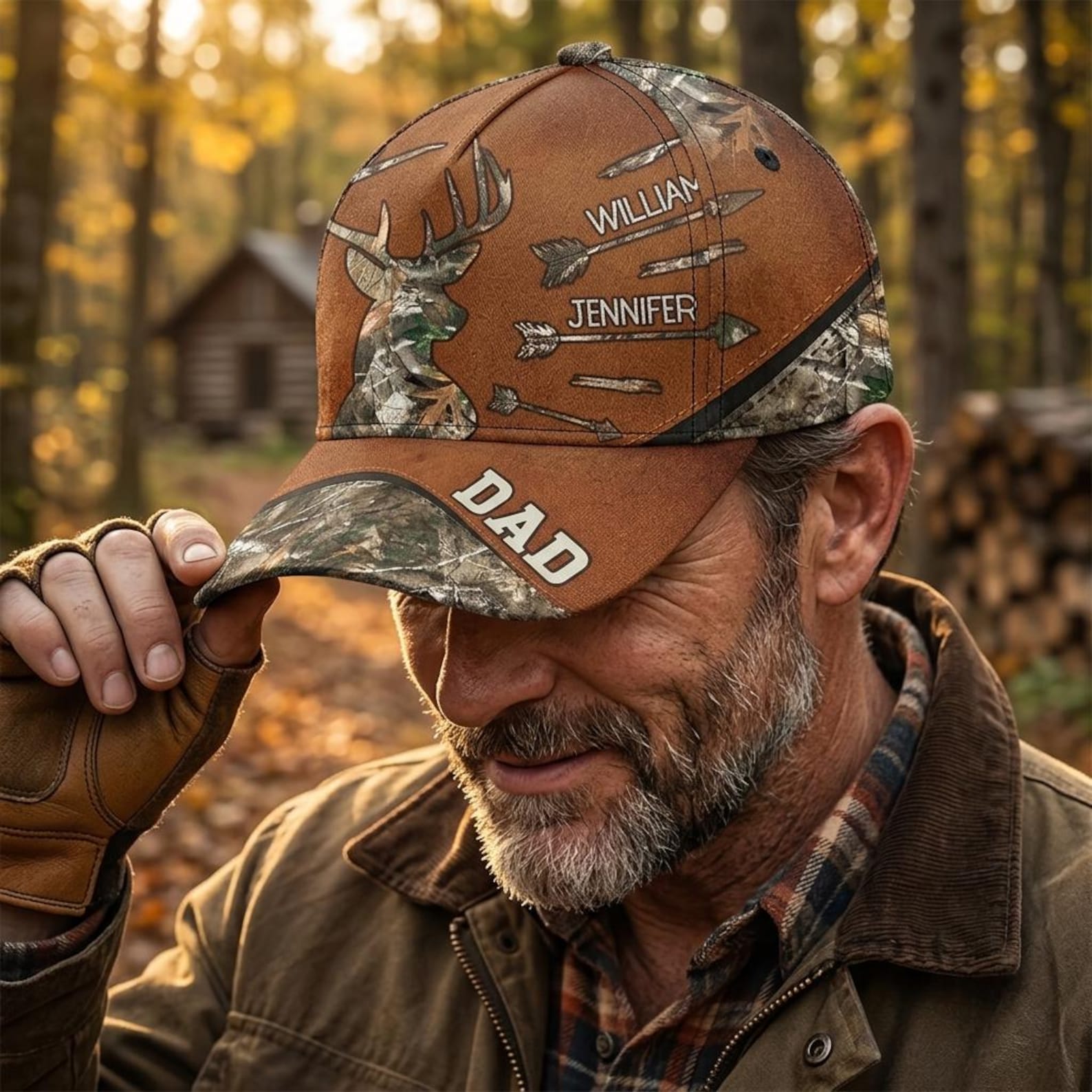 Boné de camuflagem personaliza - Outdoor Hunting Names avaliação e preço